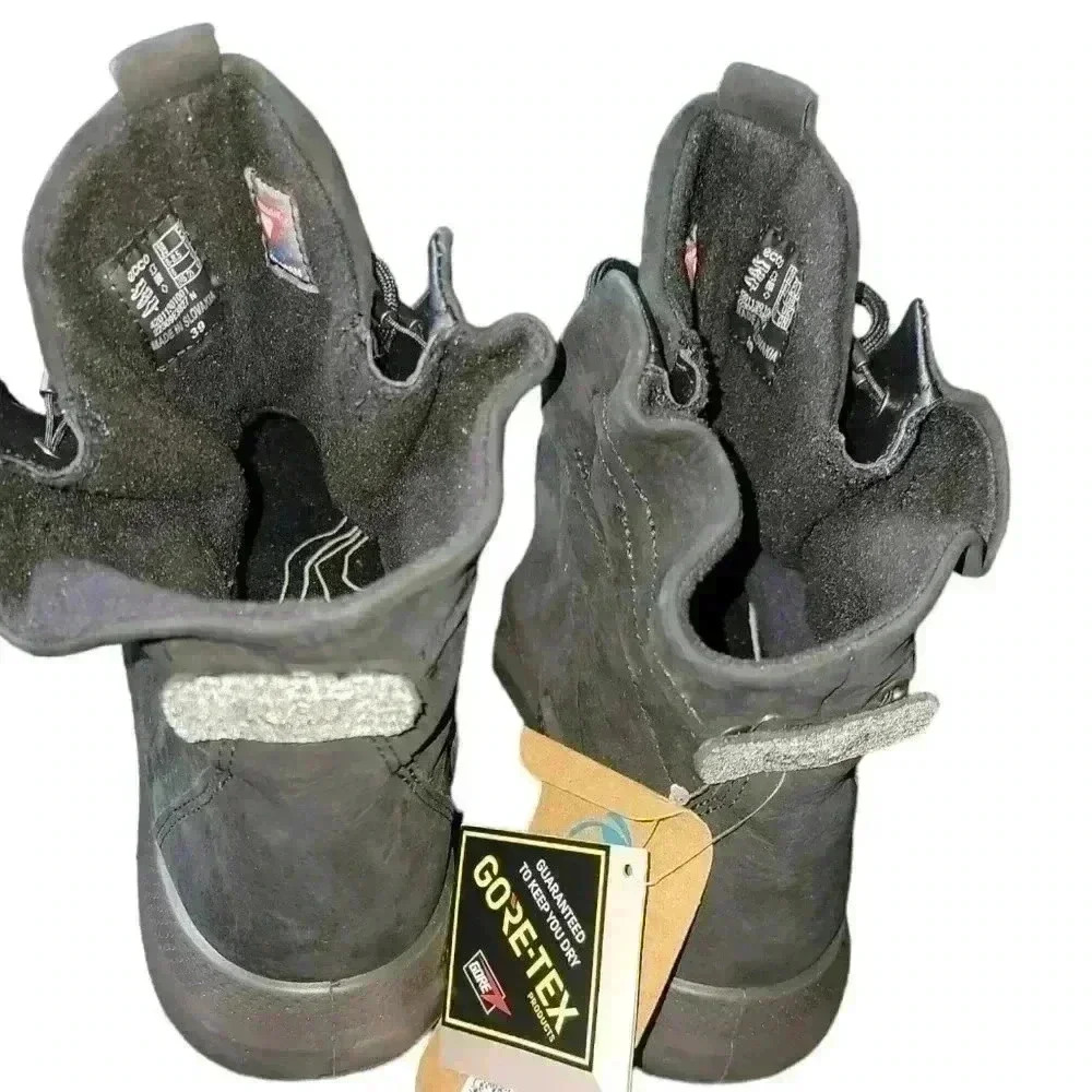 ECCO Women's Solice Mid-Cut Gore-TEX Waterproof Black Boots New with tags No Box - Picture 5 of 16